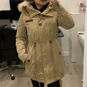 TWIK Fall beige parka (XS)